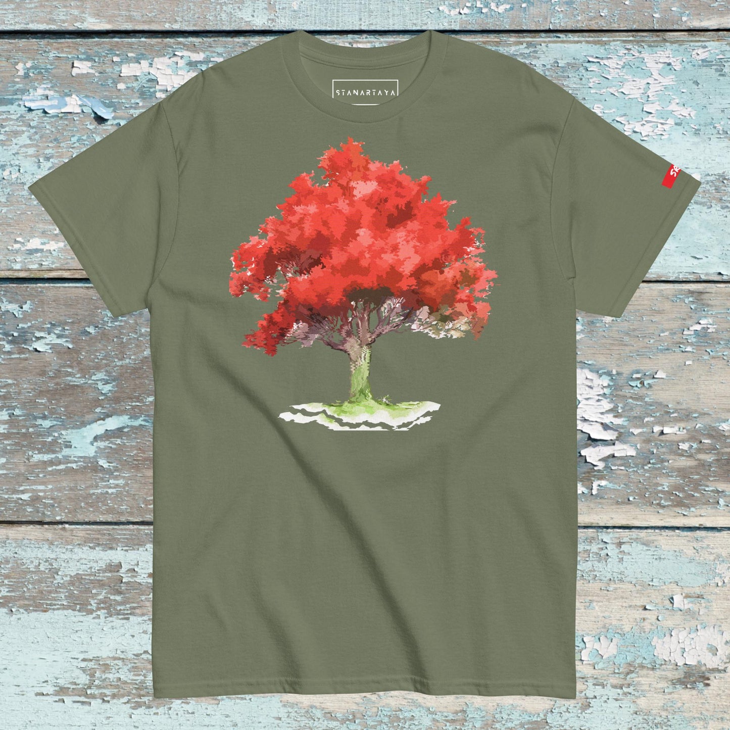 Red Autumn Tee