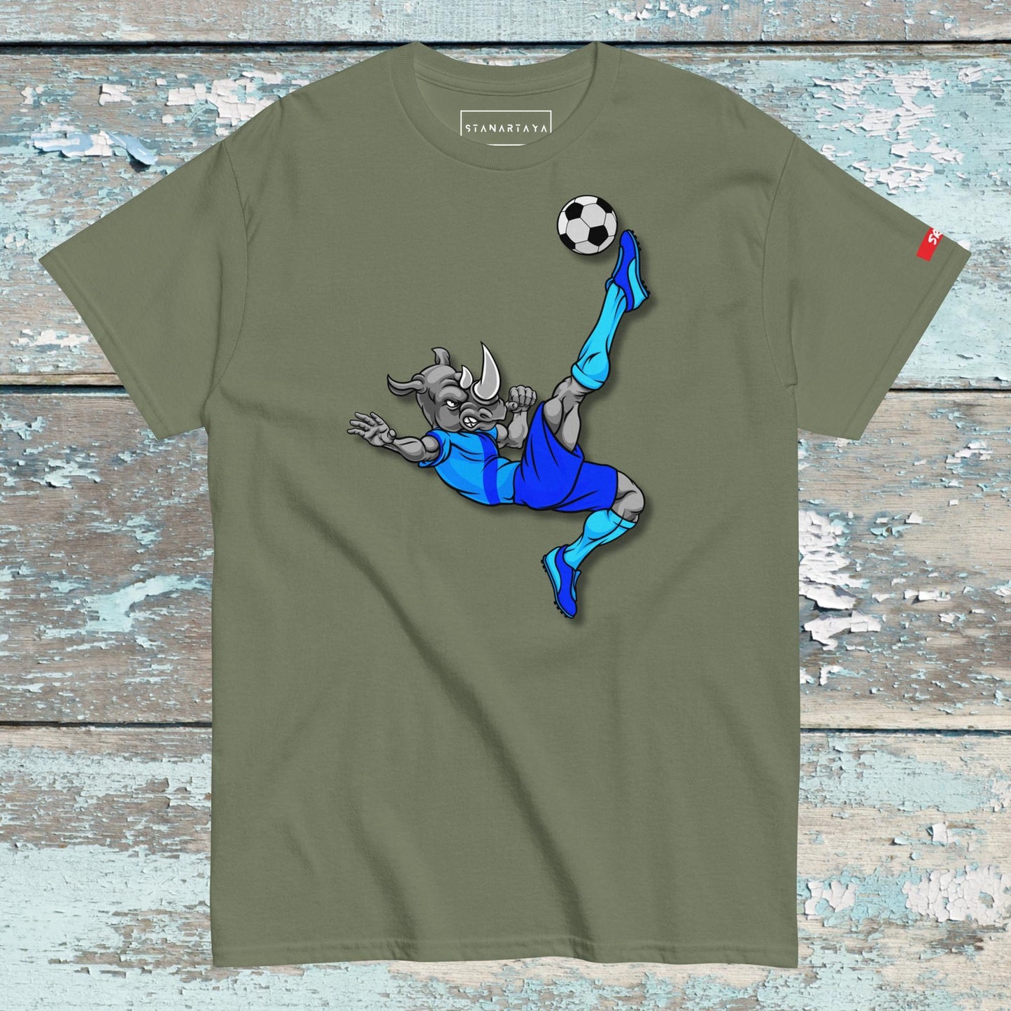 Rhino football Tee