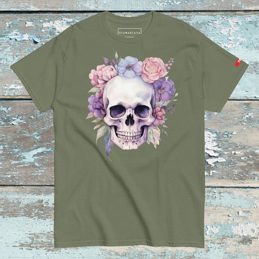 Skull & Flower Tee