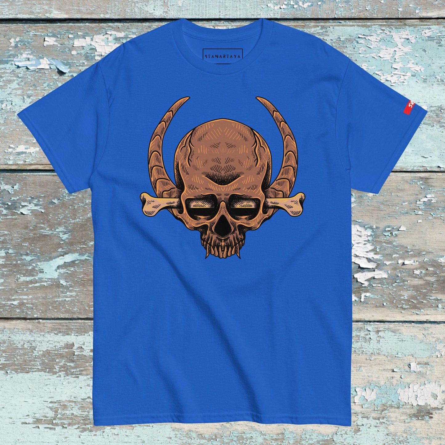 Skull with horn Tee
