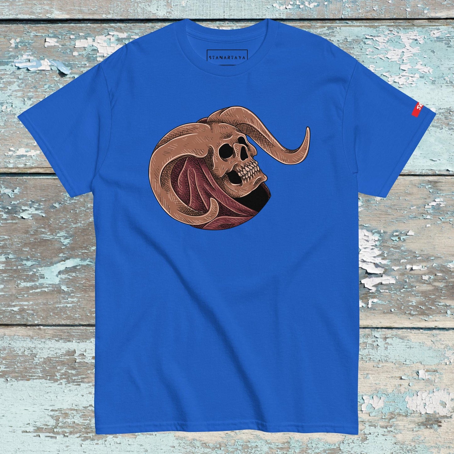 Hurned Skull with cloak Tee