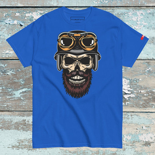 Skull in helmet Tee