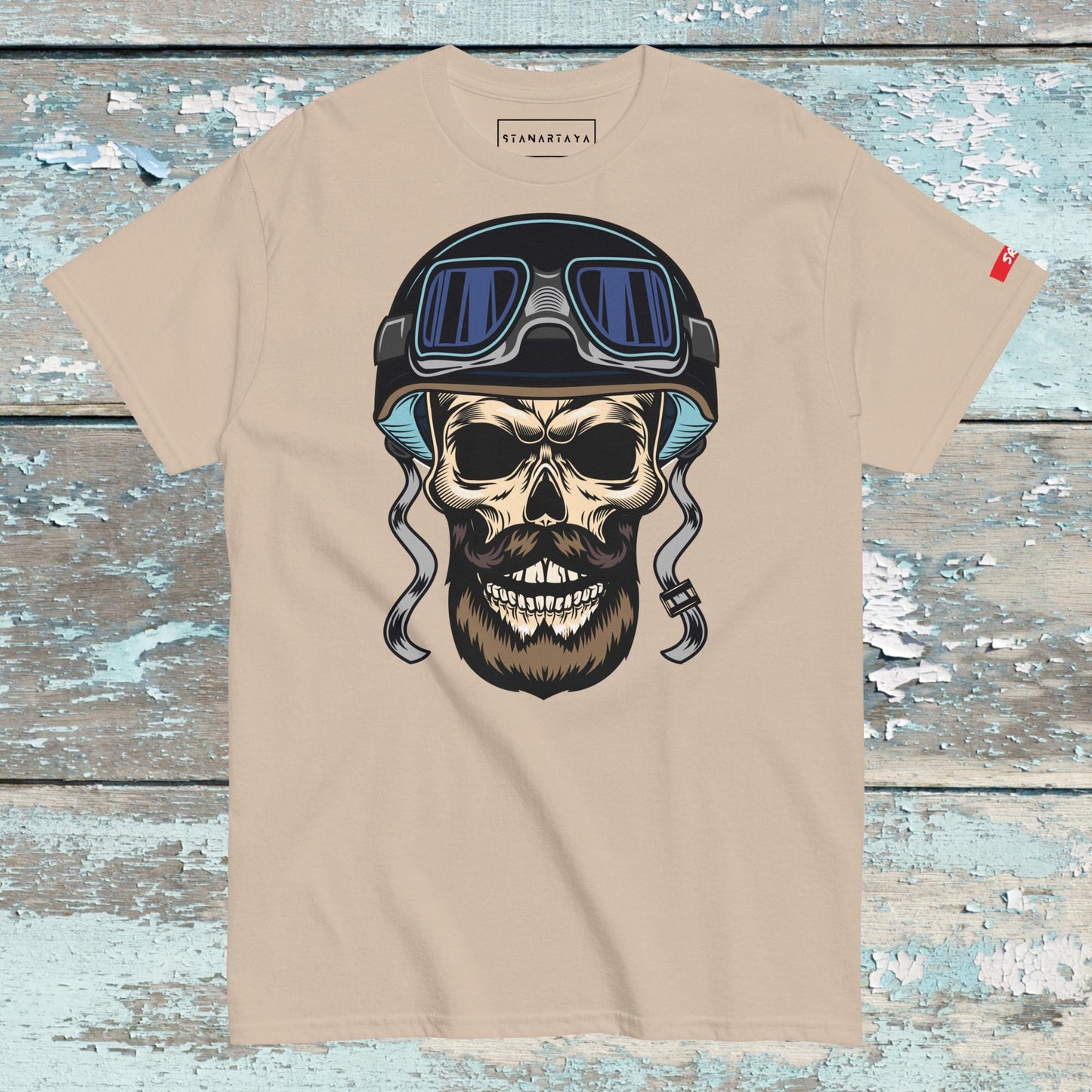 Skull In Helmet Tee