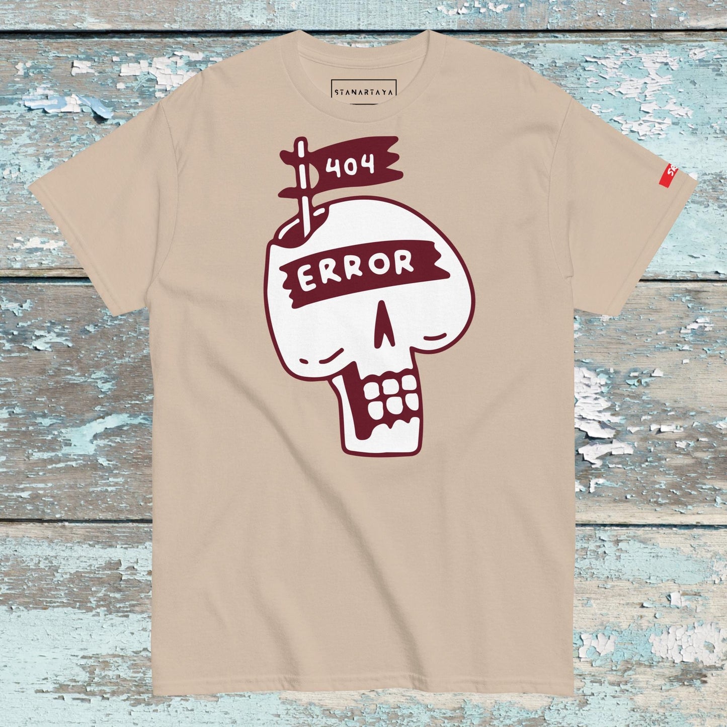 Skull with 404 Error Tee