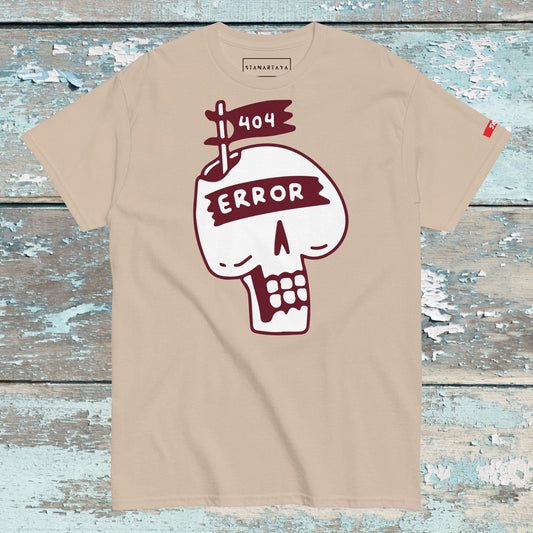 Skull with 404 Error Tee