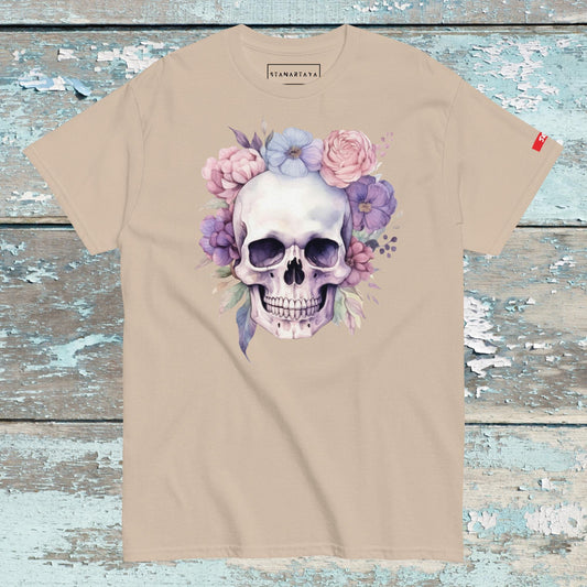 Skull & Flower Tee