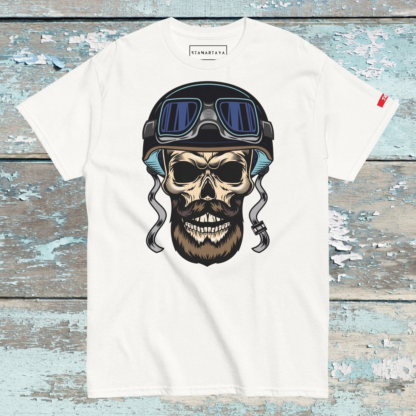 Skull In Helmet Tee