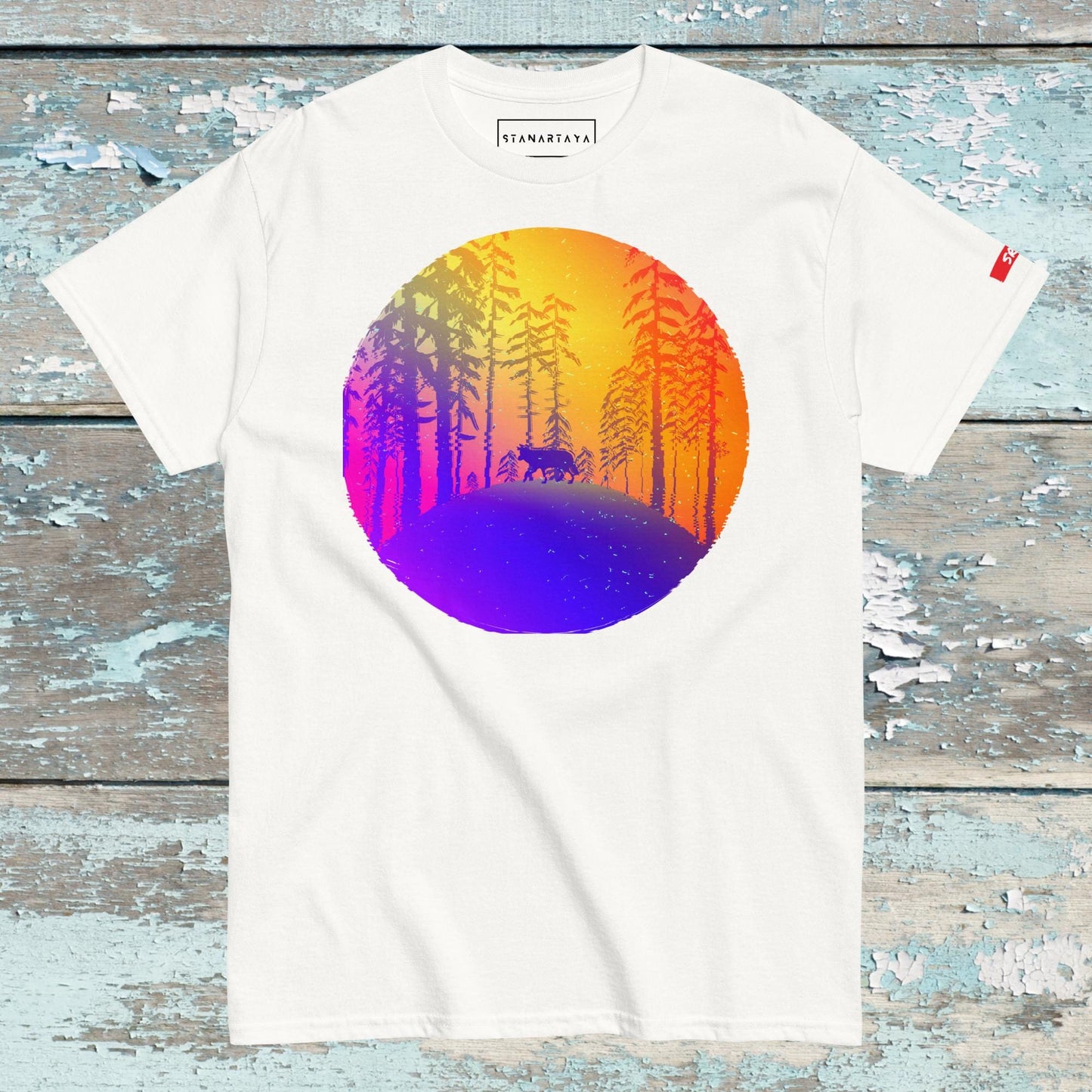 Wolf And Nature Tee