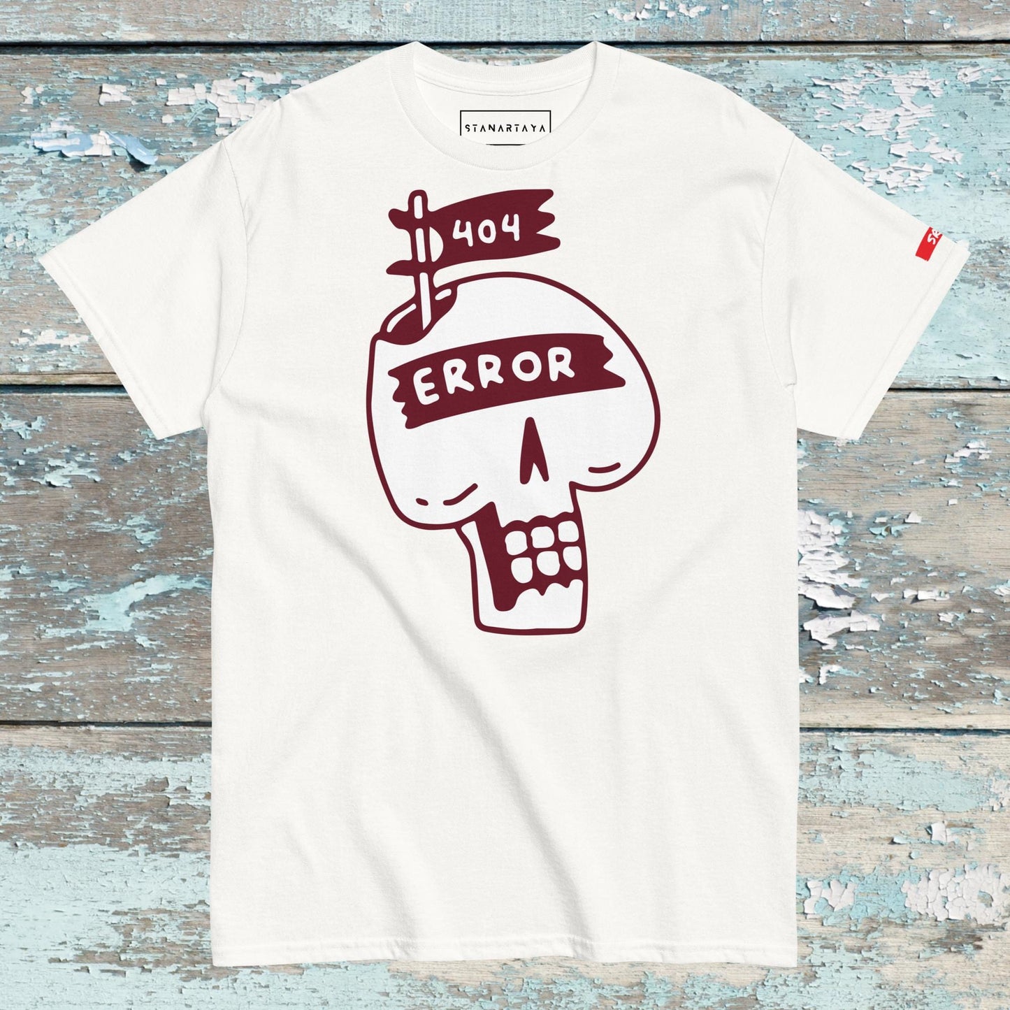 Skull with 404 Error Tee