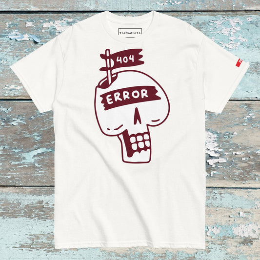 Skull with 404 Error Tee