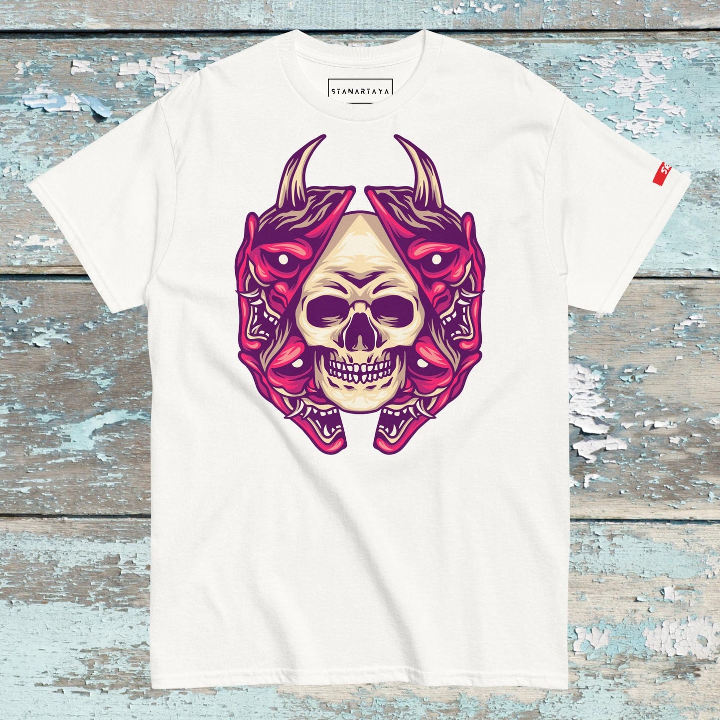 Skull oni Mask Tee