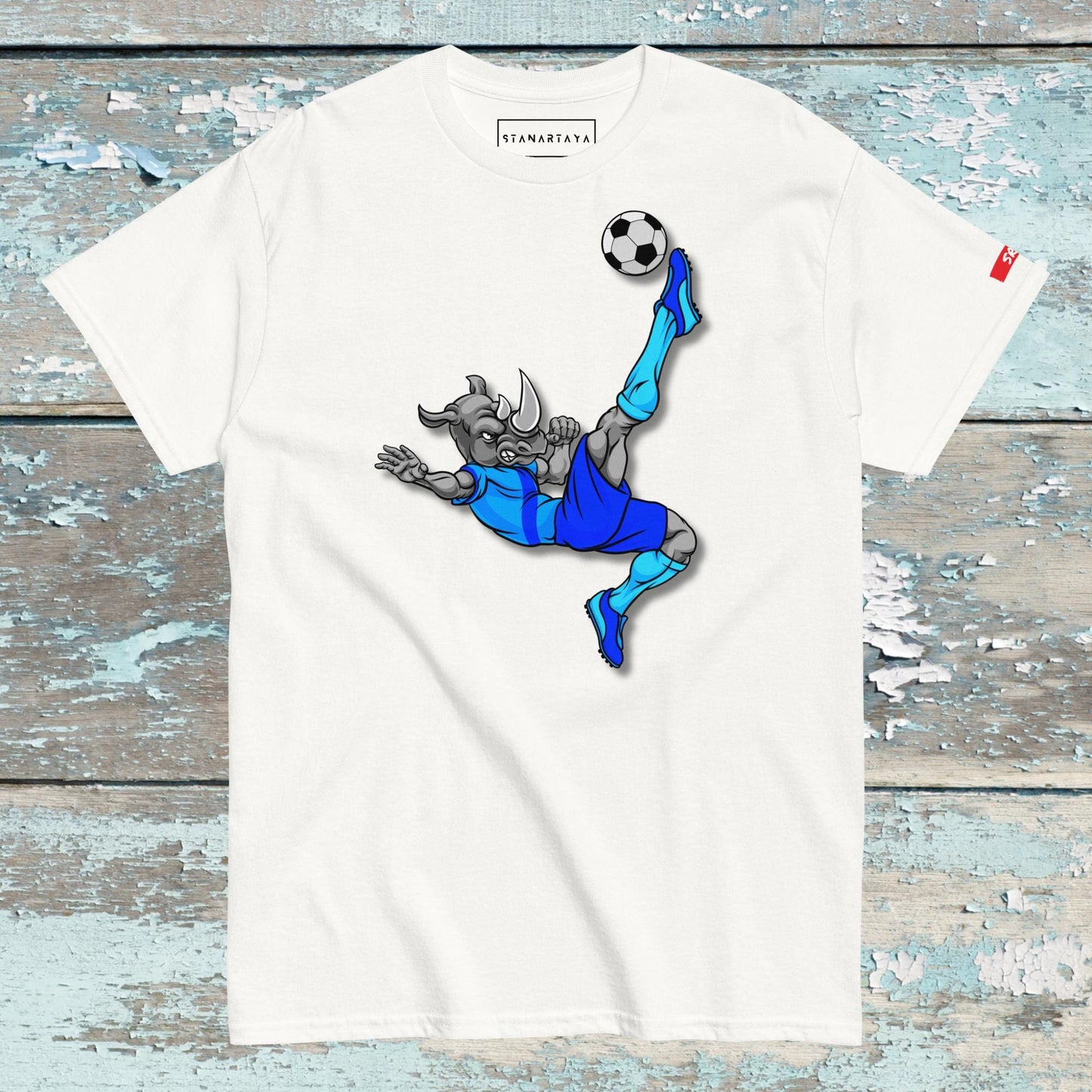 Rhino football Tee