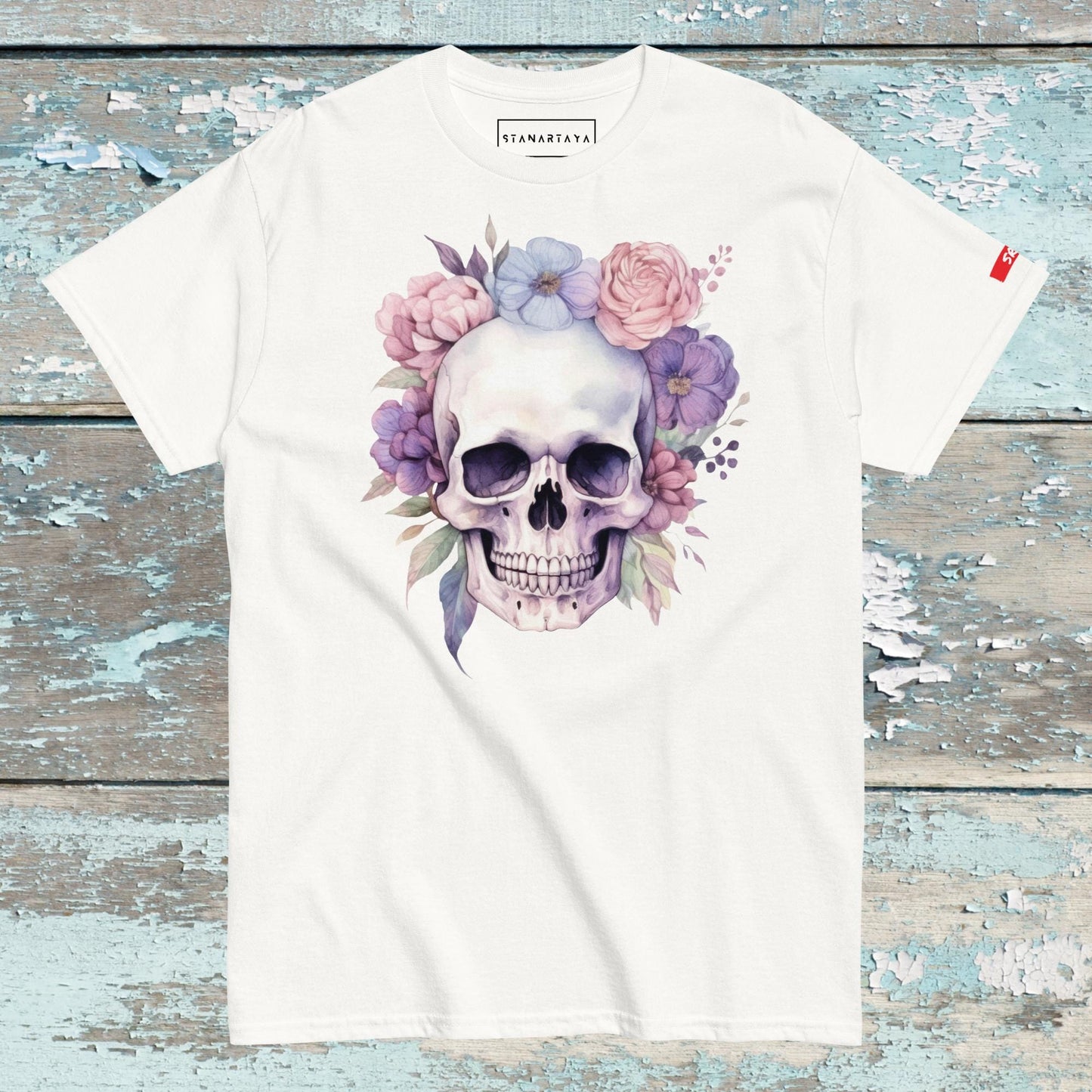 Skull & Flower Tee
