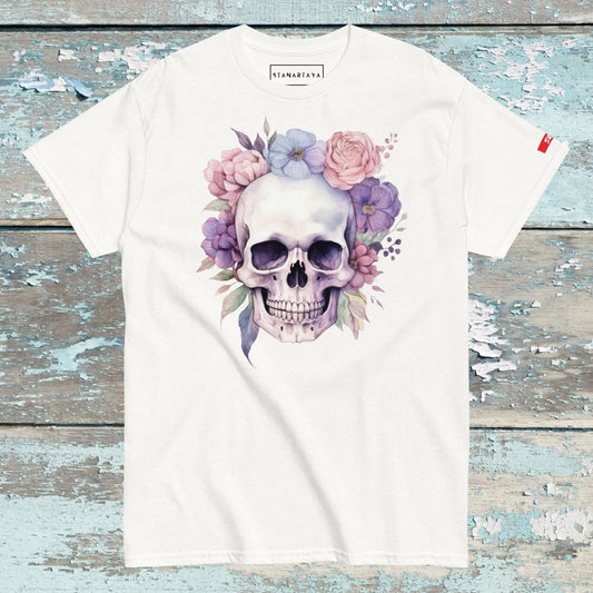 Skull & Flower Tee